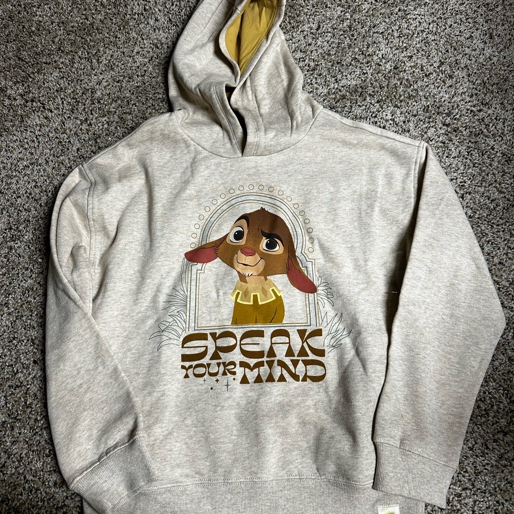 Kids Tan Disney Wish Hoodie